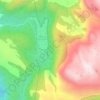 Hjelmeland topographic map, elevation, terrain