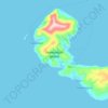 Homonhon Island topographic map, elevation, terrain