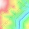 Dry Can Creek topographic map, elevation, terrain