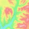 Barranco de la Virgen topographic map, elevation, terrain
