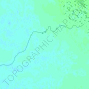 奎屯河 topographic map, elevation, terrain