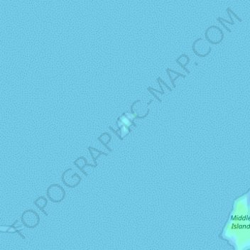 Murray Island topographic map, elevation, terrain