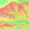 Resguardo indígena Llanos del Yarí- YAGUARÁ II topographic map, elevation, terrain