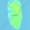 Naro Island topographic map, elevation, terrain