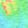 Bellville topographic map, elevation, terrain