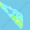 Deagan Island topographic map, elevation, terrain