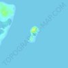 Tagutu Island topographic map, elevation, terrain