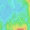 Broka topographic map, elevation, terrain
