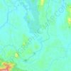 Sungai Chiku topographic map, elevation, terrain