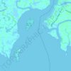 Cai Mep River topographic map, elevation, terrain