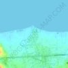 Pengastulan topographic map, elevation, terrain