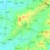 豹子山水库 topographic map, elevation, terrain