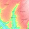 Chapada do Araripe topographic map, elevation, terrain