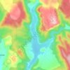 Embalse de Atance topographic map, elevation, terrain