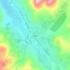 KhalKhal topographic map, elevation, terrain