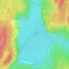 Punchaw Lake topographic map, elevation, terrain