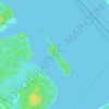 Seletar Island topographic map, elevation, terrain