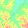Rio Palmeiral topographic map, elevation, terrain
