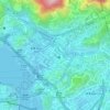 賽馬會德華公園 topographic map, elevation, terrain