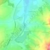 Chard Canal topographic map, elevation, terrain
