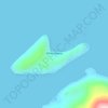 Pulau Dayang topographic map, elevation, terrain