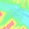 Чон-Арык topographic map, elevation, terrain