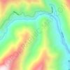 河流 topographic map, elevation, terrain