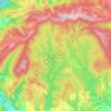 Forêt domaniale de la Grésigne topographic map, elevation, terrain