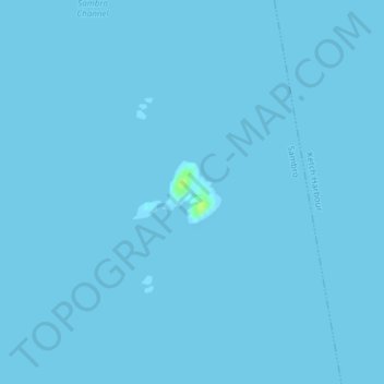 Sambro Island topographic map, elevation, terrain