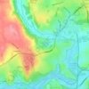Ladderedge Country Park topographic map, elevation, terrain