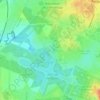 Bassin Plat fond topographic map, elevation, terrain