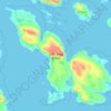 ᐃᕕᓵ Ivisa Island topographic map, elevation, terrain