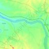 North Koel River topographic map, elevation, terrain