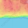 Barge Park topographic map, elevation, terrain