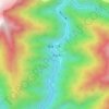 独龙江 topographic map, elevation, terrain