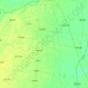 位山引黄灌区三干渠（鲁运河） topographic map, elevation, terrain