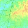 Palanpur topographic map, elevation, terrain