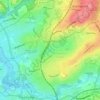 Swan Lake topographic map, elevation, terrain