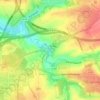 Lauvallières topographic map, elevation, terrain
