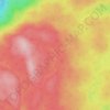 Lac Achigan topographic map, elevation, terrain