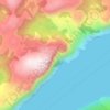 Pulpit Rock topographic map, elevation, terrain