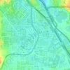 Kolam Takungan Banjir Sri Serdang topographic map, elevation, terrain