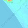 Nabule Beach topographic map, elevation, terrain