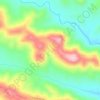 Sierra deL vALLE DEL gATO topographic map, elevation, terrain