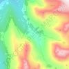 Goverdalen - Áillisvággi topographic map, elevation, terrain