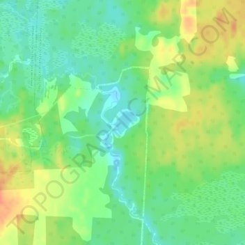 Blacklake topographic map, elevation, terrain