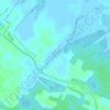Crique Paracou topographic map, elevation, terrain