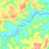 Rio Jangada topographic map, elevation, terrain