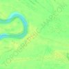 Lac Long topographic map, elevation, terrain