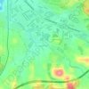 Sungai Pajam topographic map, elevation, terrain